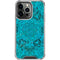 Blue Zen Ginseng iPhone 14 Pro Clear Case